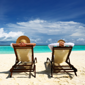 Couple on a beach